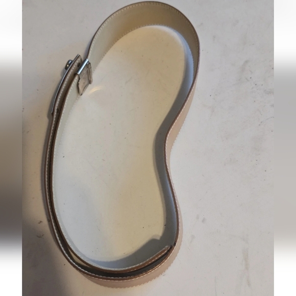 Salvatore Ferragamo Leather Belt Women Beige Logo Luxury - Picture 8 of 11